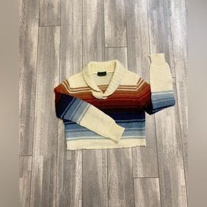 Vintage Chego Cropped Knit Sweater